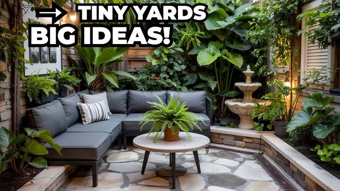 Small Space, Big Impact: Transforming Tiny Yards into Lush Retreats
